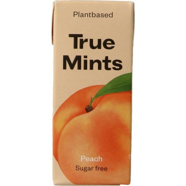 True Mints Peach suikervrij (13 Gram)