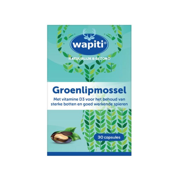 Wapiti Groenlipmossel extract (30 Capsules)