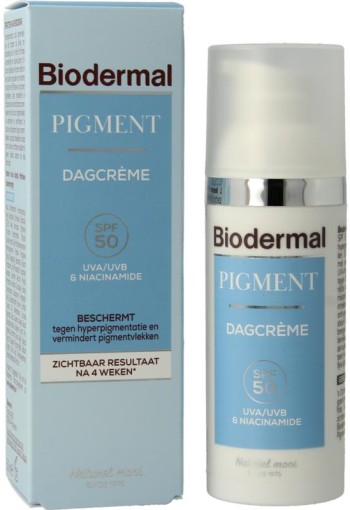 Biodermal Dagcreme anti-pigment SPF50 (50 Milliliter)