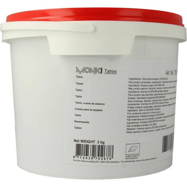 Monki Tahin eko bio (3 Kilogram)