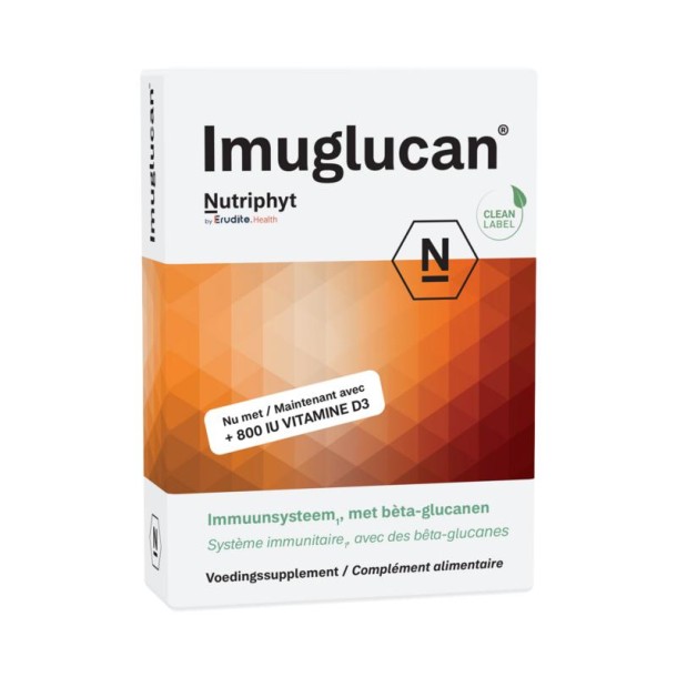 Nutriphyt Imuglucan (30 Vegetarische capsules)