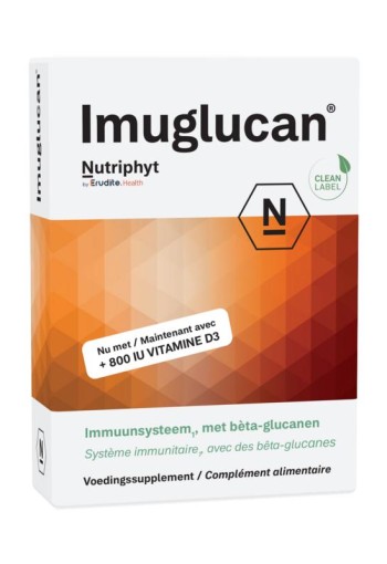 Nutriphyt Imuglucan (30 Vegetarische capsules)