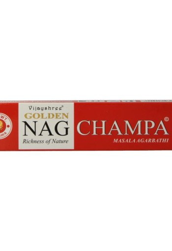 Nag Champa Wierookstokjes golden nag champa incense (15 Gram)