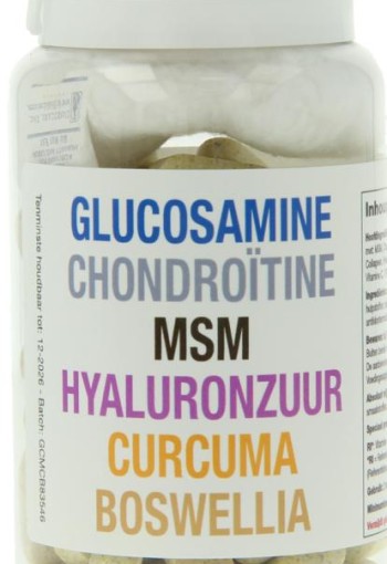 SNP Glucosamine chondro MSM hyaluron curcum boswellia (90 Tabletten)