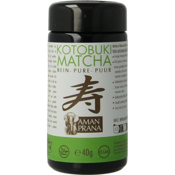 Amanprana Kotobuki matcha bio (40 Gram)