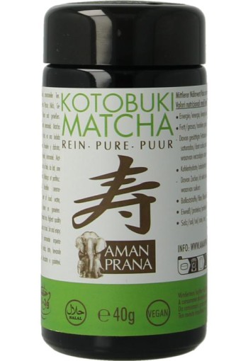 Amanprana Kotobuki matcha bio (40 Gram)
