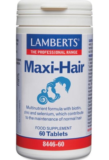 Lamberts Maxi hair nieuwe formule (60 Tabletten)