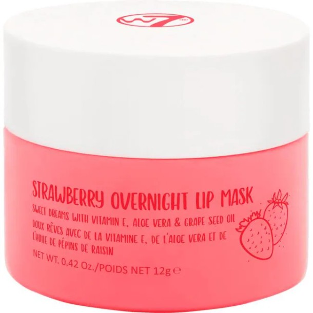 W7 Sweet Dreams Overnight Lip Mask Strawberry 2 stuks voor € 5