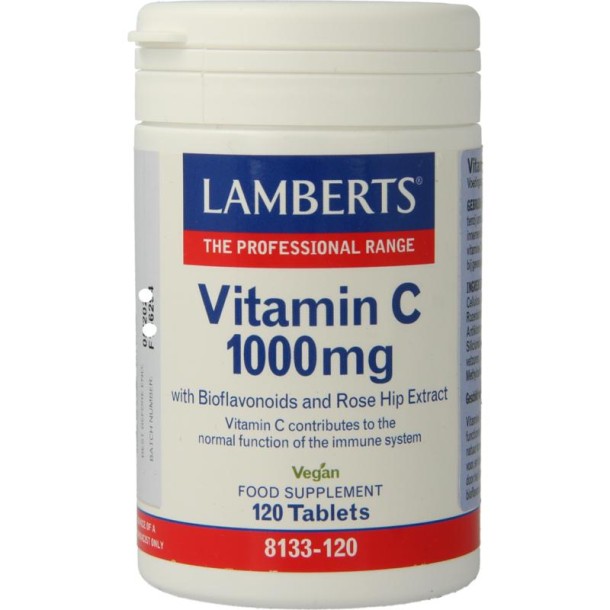 Lamberts Vitamine C 1000mg & bioflavonoiden (120 Tabletten)
