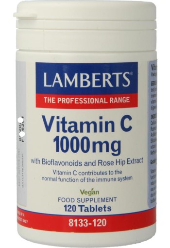 Lamberts Vitamine C 1000mg & bioflavonoiden (120 Tabletten)