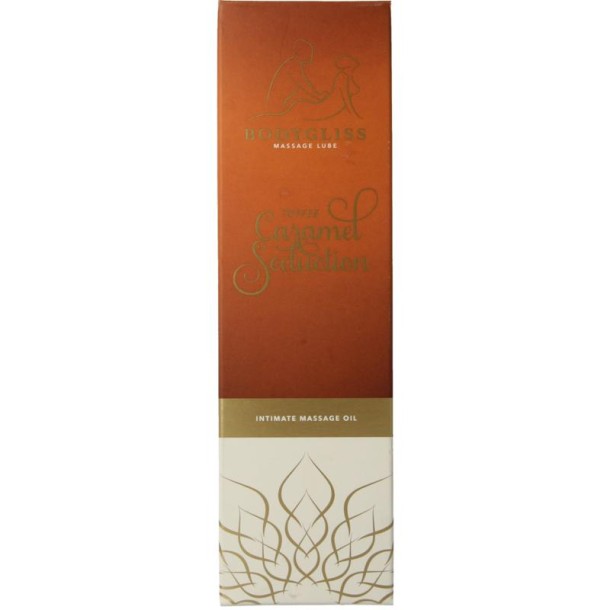 Bodygliss Massage- en glijmiddel in 1 toffee karamel (150 Milliliter)