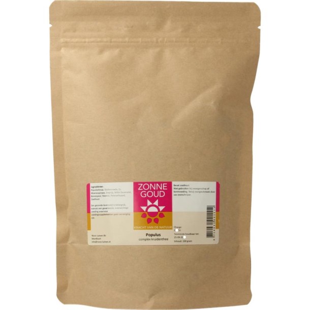 Zonnegoud Populus complex thee (100 Gram)