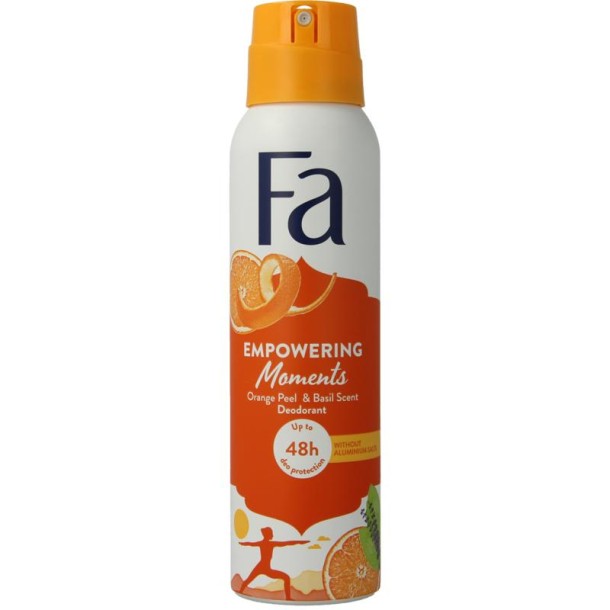 FA Deodorant spray empowering moments (150 Milliliter)