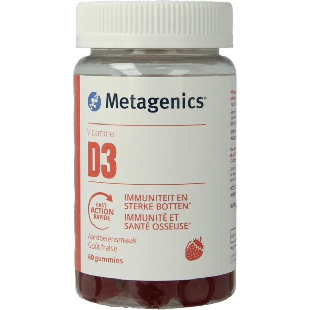 Metagenics Vitamine D 1000IU (60 Gummies)