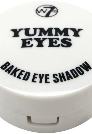 W7 Yummy Eyes Baked Eyeshadow All White