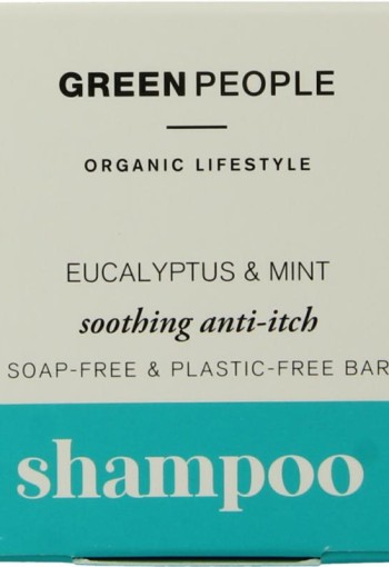 Green People Shampoo bar eucalyptus & mint (50 Gram)