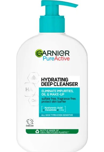 Garnier PureActive Hydraterende Gezichtsreiniger 250 ML