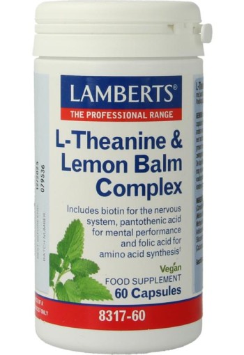 Lamberts L-Theanine & citroenmelisse complex (60 Capsules)