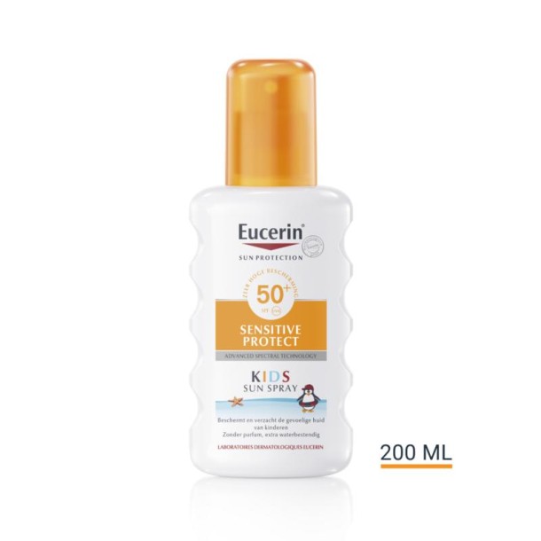 Eucerin Sun sensitive protect kids sun spray SPF50+ (200 Milliliter)