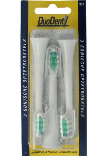 Duodent Replacement opzetborstels 350 sonisch (3 Stuks)