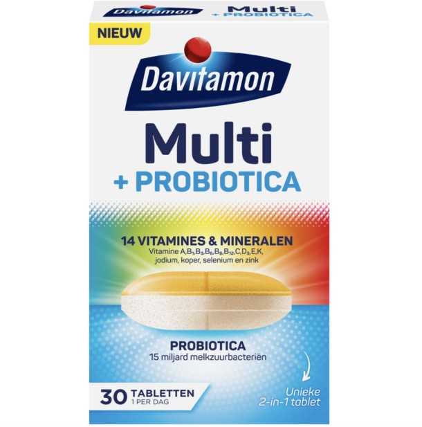 Davitamon Multi + probiotic (30 Tabletten)