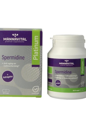 Mannavital Spermidine platinum (60 Vegetarische capsules)