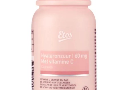 Etos Hyaluronzuur Vitamine C Capsule 60 MG