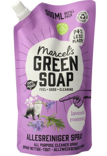 Marcel's GR Soap Allesreiniger lavendel & rozemarijn navulling (500 Milliliter)