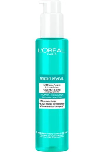 L'Oréal Paris Bright Reveal Schuimende Gezichtsreiniger met Niacinamide 150ML