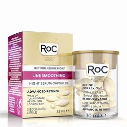 Roc Retinol Correxion Line Smoothing Night Serum 30 capsules