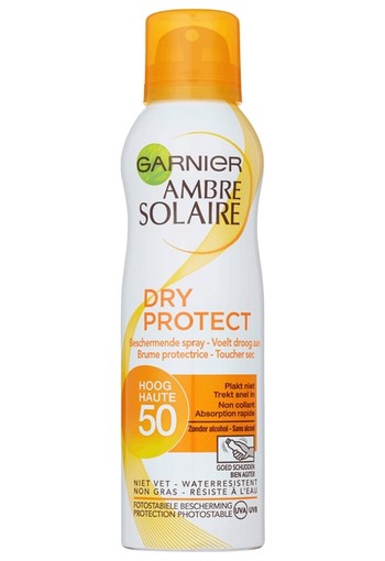 Garnier Ambre Solaire Dry Protect Vernevelde Mist Spray SPF 50 200 ML