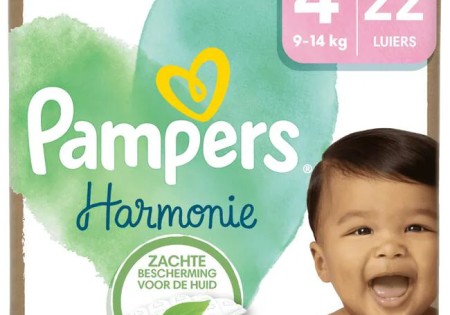 Pampers Harmonie luiers Maat 4