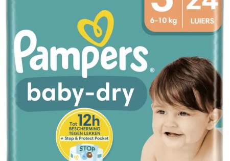 Pampers Baby Dry Luiers Maat 3 6-10 KG 24 stuks