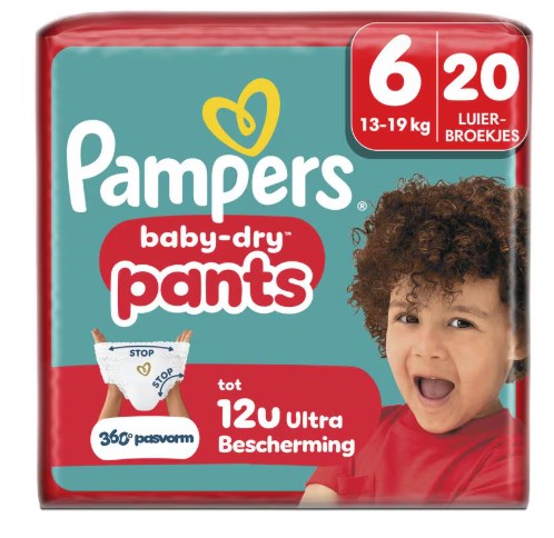 Pampers Baby Dry Pants Luierbroekjes Maat 6 13-19 kg 20 stuks