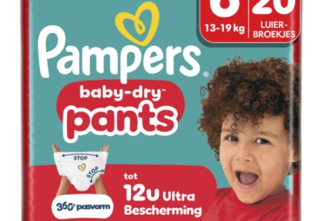 Pampers Baby Dry Pants Luierbroekjes Maat 6 13-19 kg 20 stuks