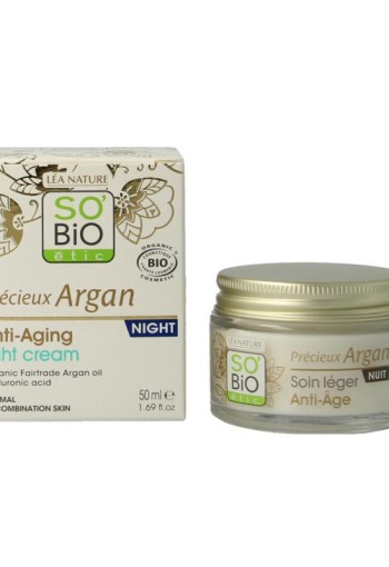 So Bio Etic Anti-aging night fluid (50 Milliliter)