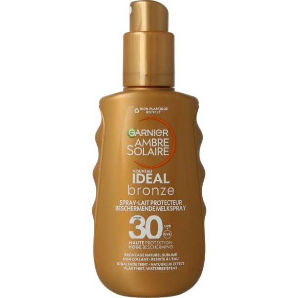 Ambre Solaire Melkspray ideal bronze SPF30 150 Milliliter