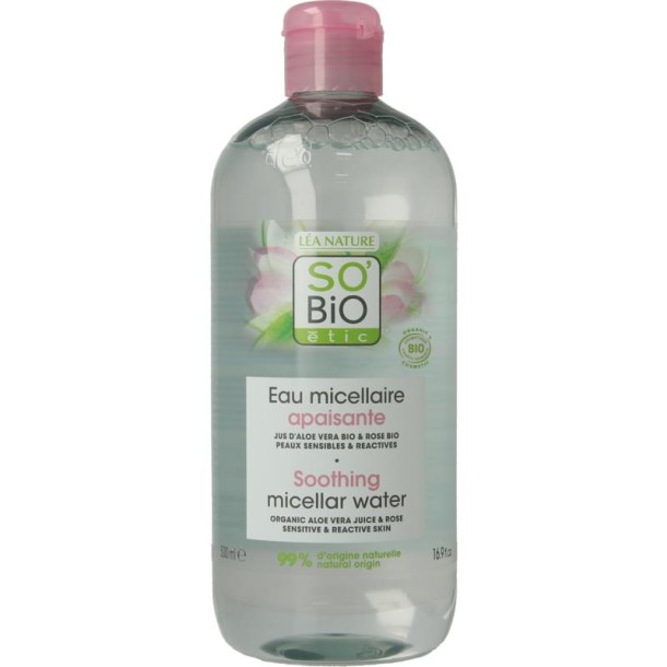 So Bio Etic Hydra aloe vera micellar water (500 Milliliter)