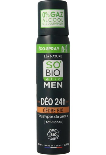 So Bio Etic For men deospray ceder (100 Milliliter)