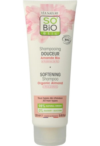 So Bio Etic Shampoo almond milk rice proteins (250 Milliliter)