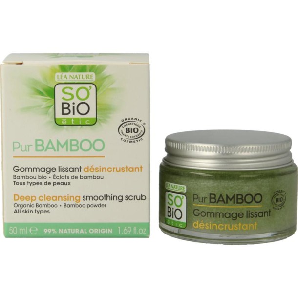 So Bio Etic Bamboo Deep cleansing smoothing scrub (50 Milliliter)