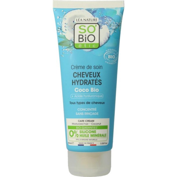 So Bio Etic Leave in haarmasker coco hyaluronic acid (100 Milliliter)