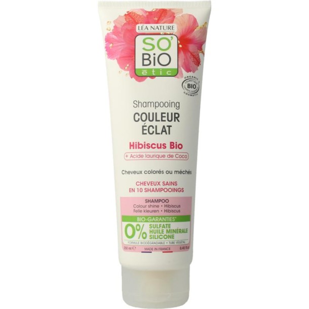 So Bio Etic Shampoo colour & shine hibiscus (250 Milliliter)