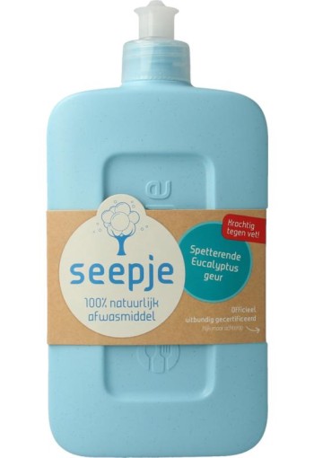 Seepje Afwasmiddel spetterende eucalyptus (500 Milliliter)