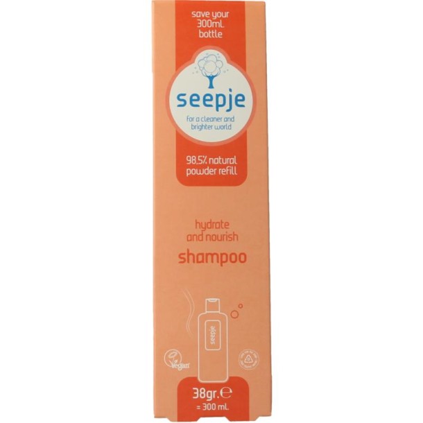 Seepje Shampoo hydrate and nourish navulling (38 Gram)