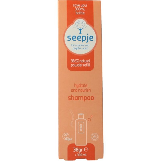 Seepje Shampoo hydrate and nourish navulling 38 Gram