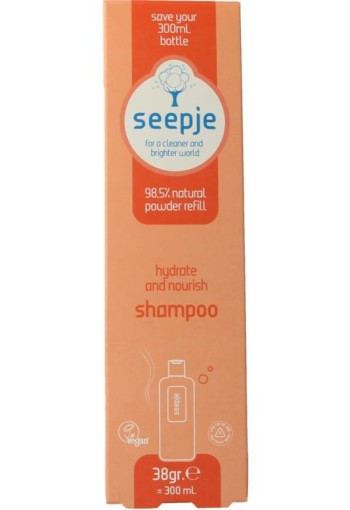 Seepje Shampoo hydrate and nourish navulling (38 Gram)