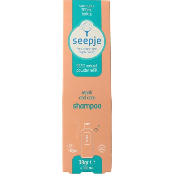 Seepje Shampoo repair and care navulling (38 Gram)