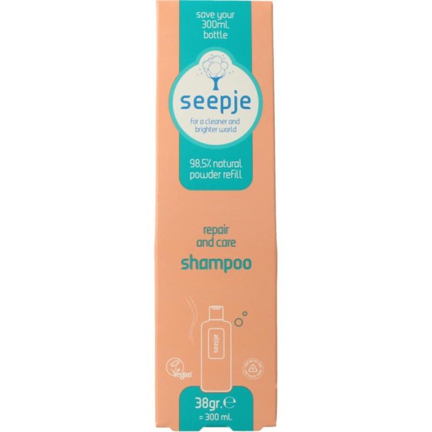 Seepje Shampoo repair and care navulling 38 Gram