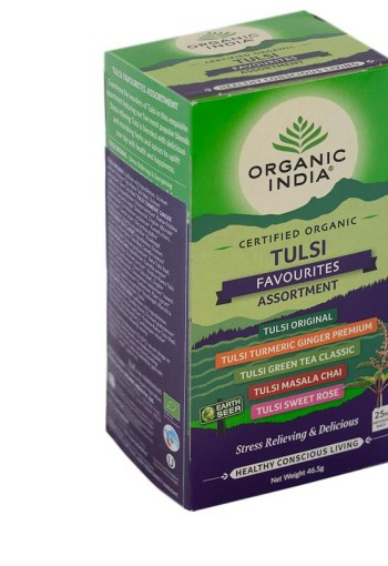 Organic India Tulsi favourites assortiment thee bio (25 Zakjes)